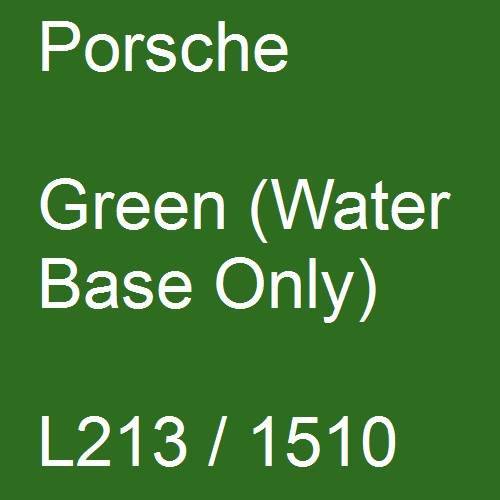 Porsche, Green (Water Base Only), L213 / 1510.